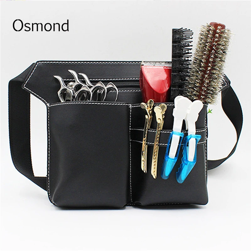 

Osmond Professional Salon Hair Scissor Bag Big Storage Space Hair Comb Shear Pouch Holder Case Belt Barber Hairdressing Tool Bag