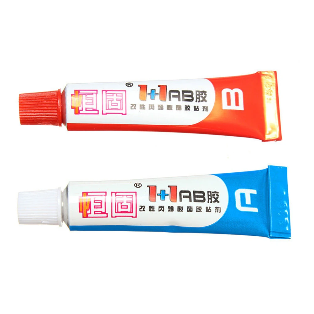

2PC/SET Epoxy Resin Super Metal PVC ABS Ceramic Tile Wood Glue AB Glue Total Metal Rubber Universal Glue