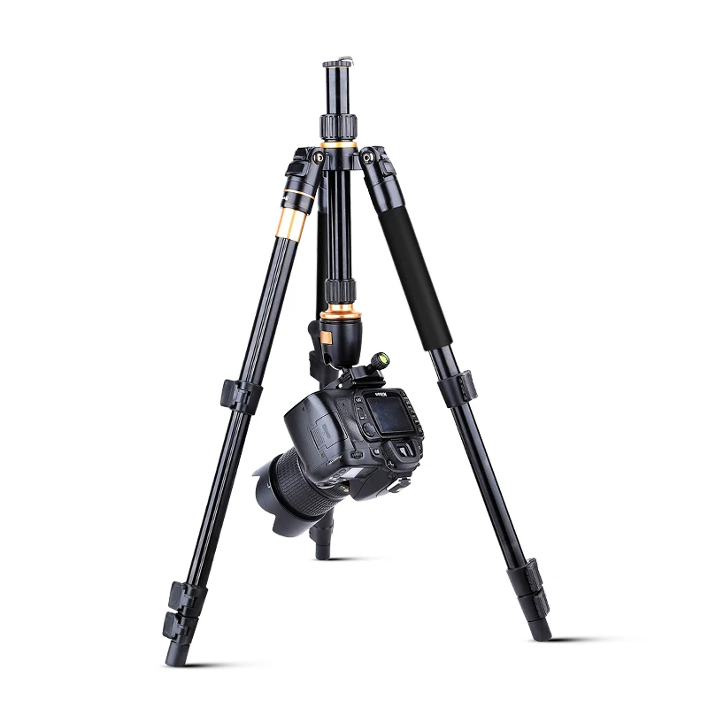 ZOMEI Q555 Aluminum Tripod & Monopod – Travel Stand With Ball Head