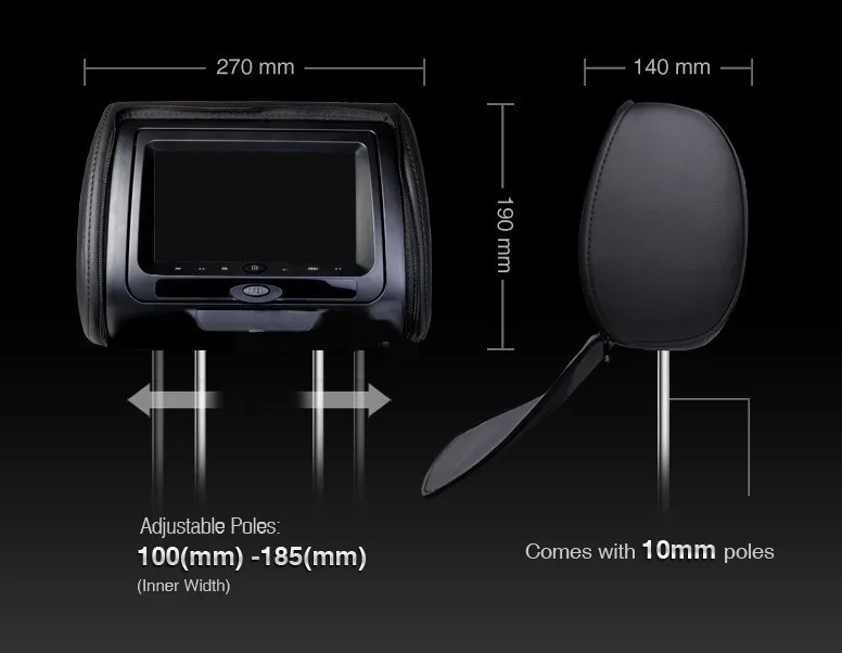 Clearance one pair 2X 7"inch car headrest DVD player,with zipper cover,USB/SD,32 bit wireless Game,IR,FM,for car,3 color Black,Beige,Grey 6 Clearance one pair 2X 7"inch car headrest DVD player,with zipper cover,USB/SD,32 bit wireless Game,IR,FM,for car,3 color Black,Beige,Grey 6