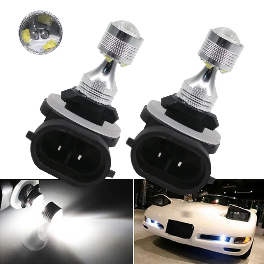 

H27 led bulb car driving leds High Power Quality White 881 30W LED Bulb Fog Daytime Driving Light External Lamp 1X