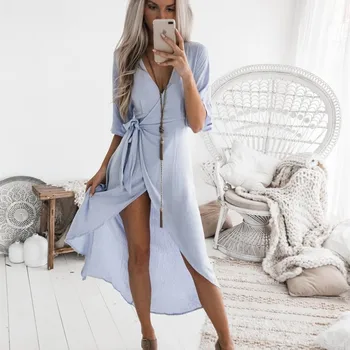 

For VIP white blue long dress boho not jewelry suit