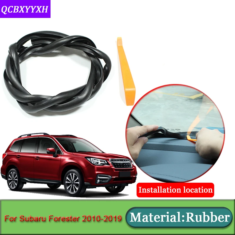 Tiras de sellado parabrisas de coche, accesorios para Subaru Forester 2010 2019, insonorizado, a prueba de polvo|Algodón de aislamiento térmico y acústico| - AliExpress
