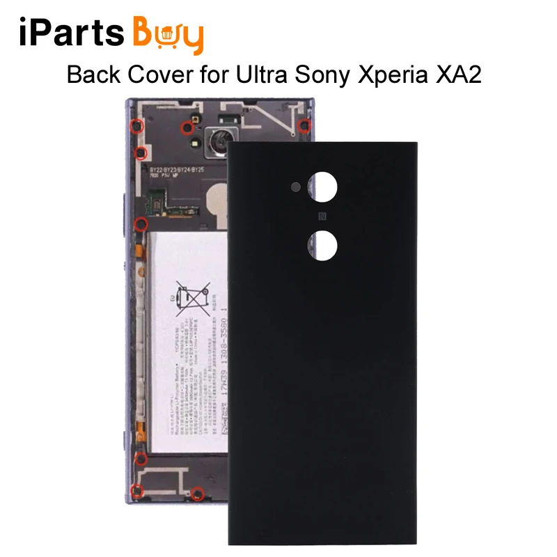 Задняя крышка аккумулятора iPartsBuy + задняя средняя рамка для Sony Xperia Ultra XA2/ XA1/ XZ/ XA/X