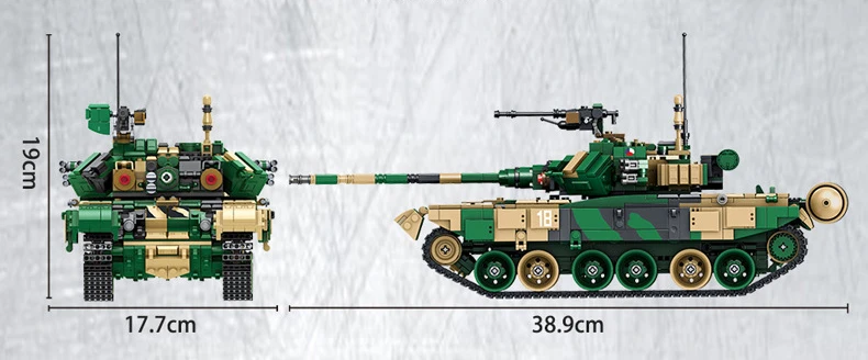 Современной военной России T-90 основной боевой танк moc building block ww2 batisbricks армии minifigs bricsk игрушки коллекция