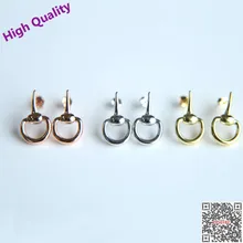 Стерлинговое Серебро 925 пробы, полированное золото, женские, мужские, для влюбленных в лошадей, для верховой езды, серьги-гвоздики, минимально милые ювелирные изделия