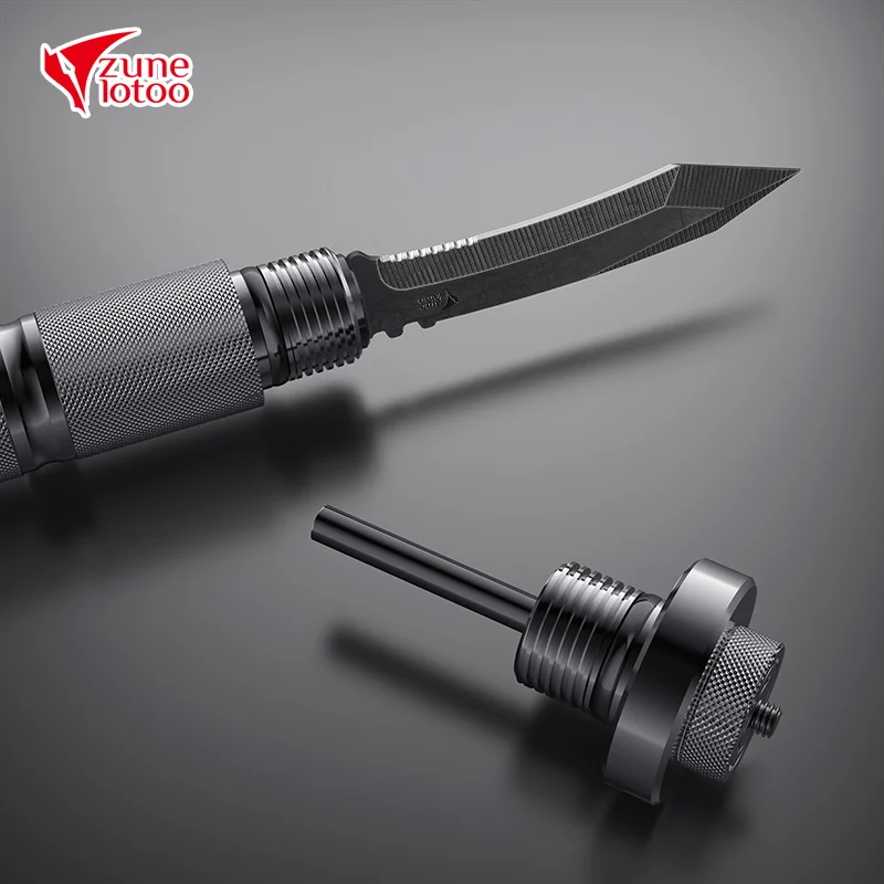 Zune Lotoo Annihilate Outdoor Survival Tactical Folding Camping Shovel, Military Equipment, Emergency Multitool, With Battle Axe