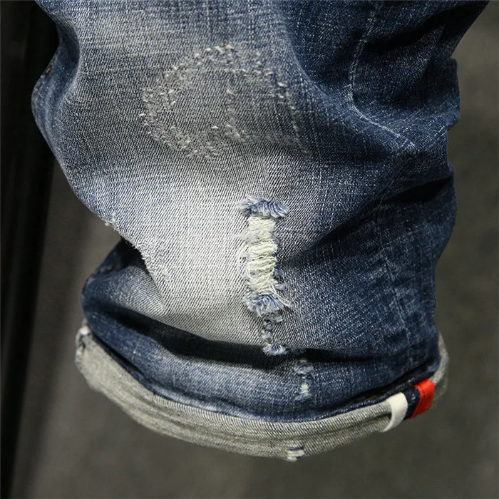 Новые летние для мужчин стрейч короткие джинсы модные повседневное Slim Fit высокое качество эластичные джинсовые шорты мужской брендовая одежда, 335