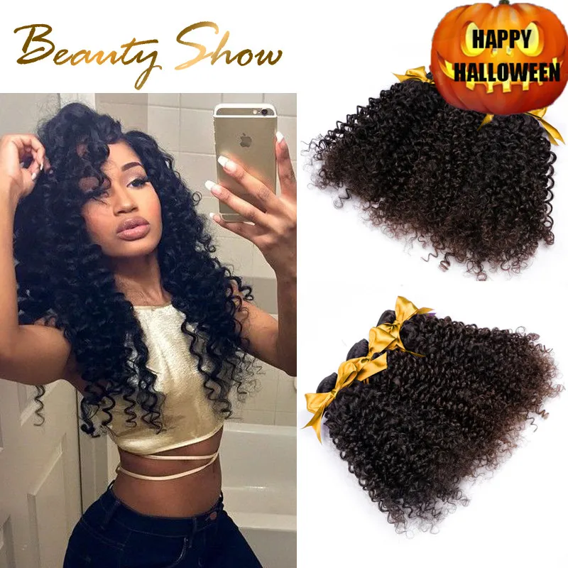 8A Mongolian Kinky Curly Virgin Hair Bundles Deal Mongolian Kinky Curly Hair, Mongolian Afro Kinky Curly Virgin Hair Human Hair