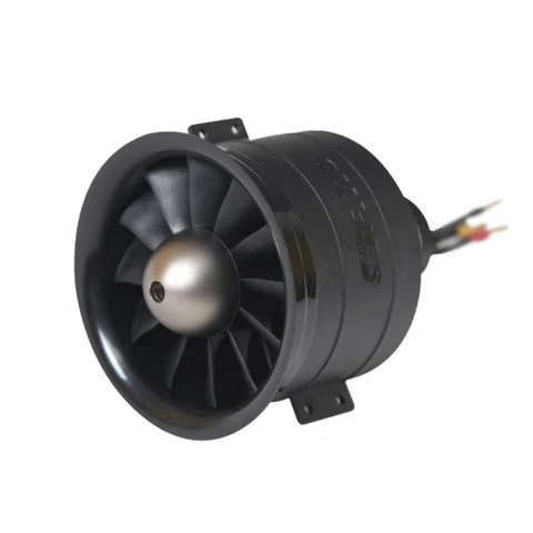 FMS 80mm Ducted Fan EDF Jet 12 blade With 3280 KV2100 Motor Engine Power System 6S 3500g Thrust RC Airplane Model Plane Parts V2 title=