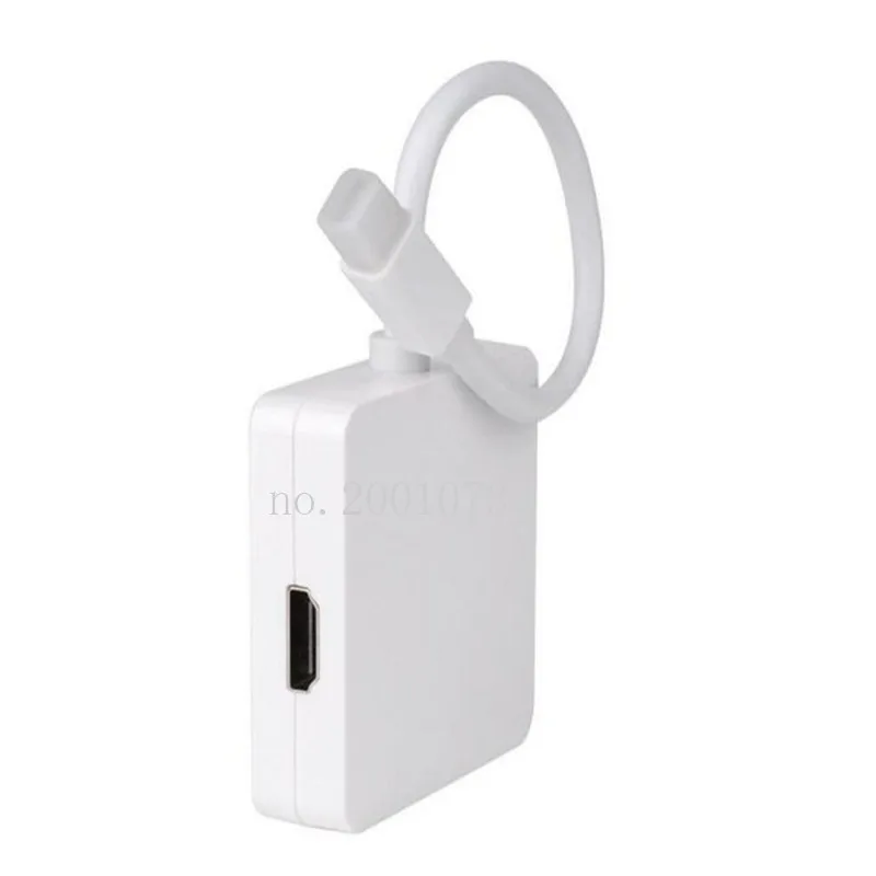 3 в 1 Mini displayport DP Thunderbolt to DVI VGA HDMI конвертер Кабель-адаптер для iMac Mac Mini Pro Air Book для монитора телевизора