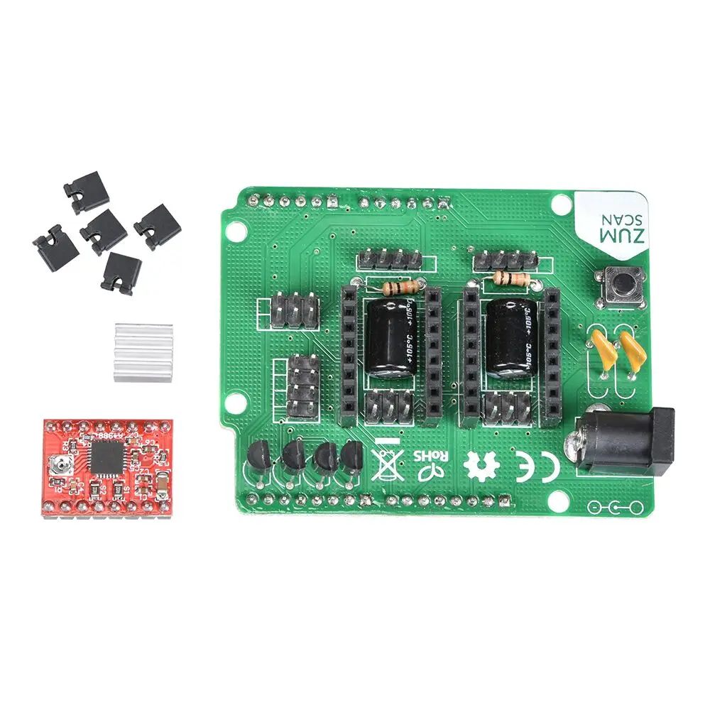 3D Scanner Board Kit Ciclop 3D Scanner Open Source DIY zubehör UNO Controller Und ZUM Scan Erweiterungskarte Kits Mit A4988 3D Scanner Board Kit Ciclop 3D Scanner Open Source DIY zubehör UNO Controller Und ZUM Scan Erweiterungskarte Kits Mit A4988