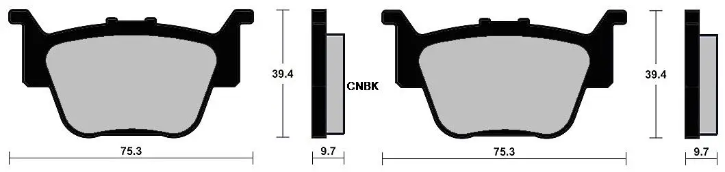 Brake Pads Set fit for HONDA ATV TRX680 TRX 680 FA6 FGA6 Fourtrax Rincon 2006 2007 2008 2009 Front Rear