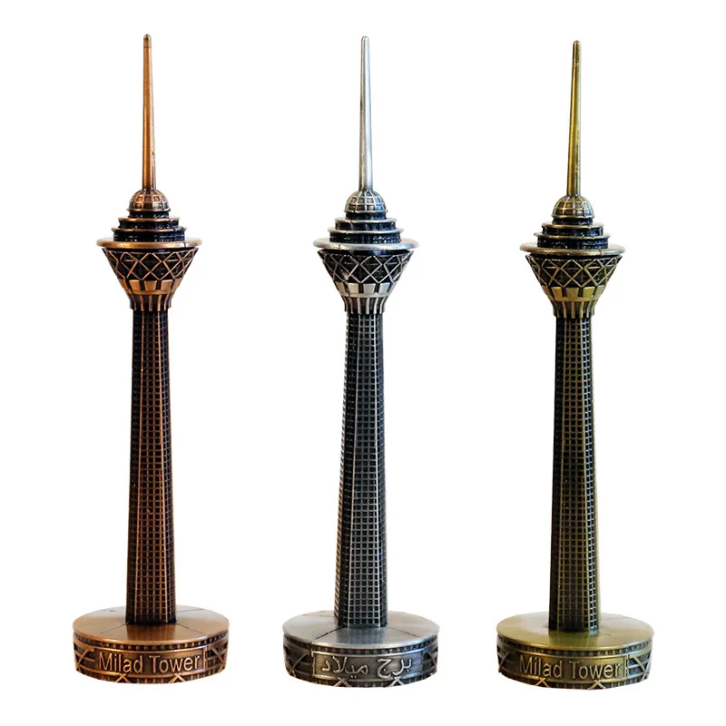Оригинальные фигурки известной иранской башни Modta украшения металлические