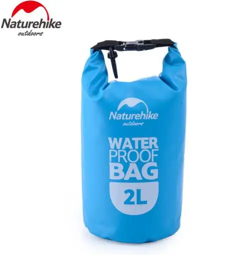 Naturehike открытый 2L 5L 15L 25L водонепроницаемая сумка, для плавания сухой мешок для хранения сухой мешок дорожный набор оборудования - Цвет: 2L blue