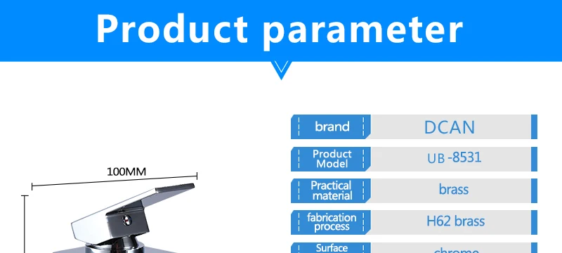 Bar Sink Faucets Basin Faucets Waterfall Faucet Single Handle Basin Hot and Cold Mixer Tap Bathroom Sink Chrome Finish Origin (4)