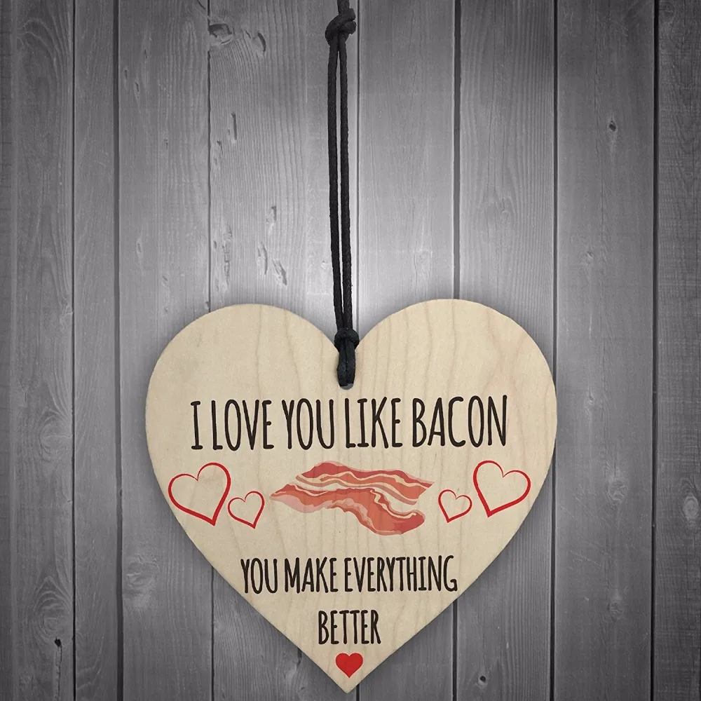 4-Meijiafei-I-Love-You-Like-Bacon-Novelty-Wooden-Hanging-Heart-Plaque-Funny-Kitchen-Sign