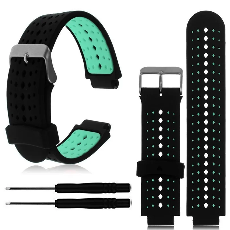 

22MM Soft Silicone Replacement Wrist Watch Band for Garmin Forerunner 230/235/630 H7TY0