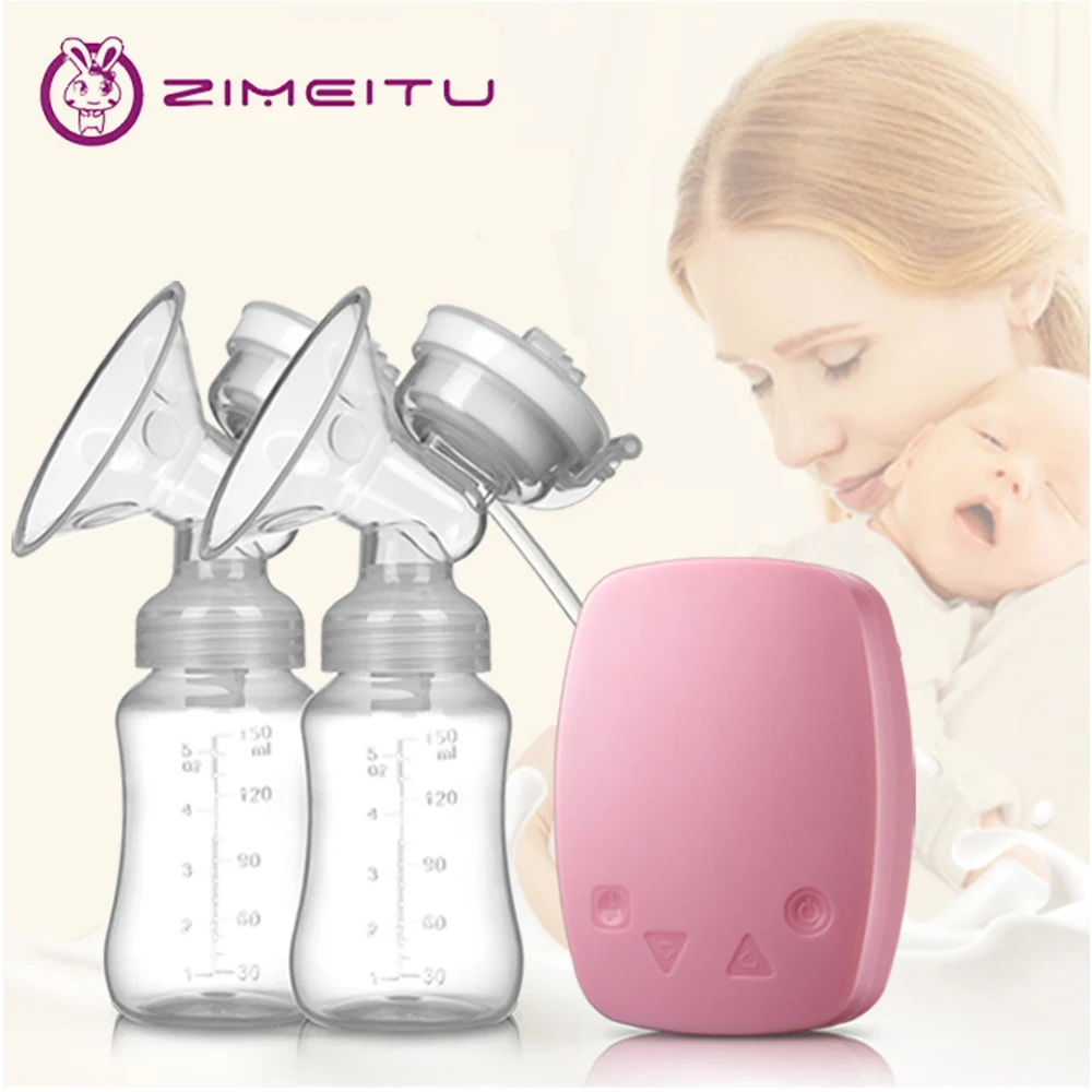 

Baby Breast Pump Electric Silicone Milk Extractor Large Suction Double Electric Breast Pump Feeding Bottles Electric Milk Pump