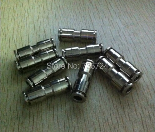 

Pneumatic fitting 6mm T thread Fast shipping ,Metal One touch fitting , Metal push in fittings Union