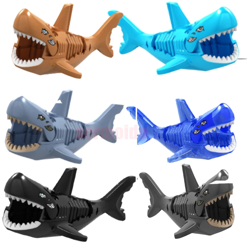 Legoings Ghost Zombies Shark LEGOINGS Single Sale Pirates of the caribbean Jack Sparrow Model Building Bricks Toys BKX65