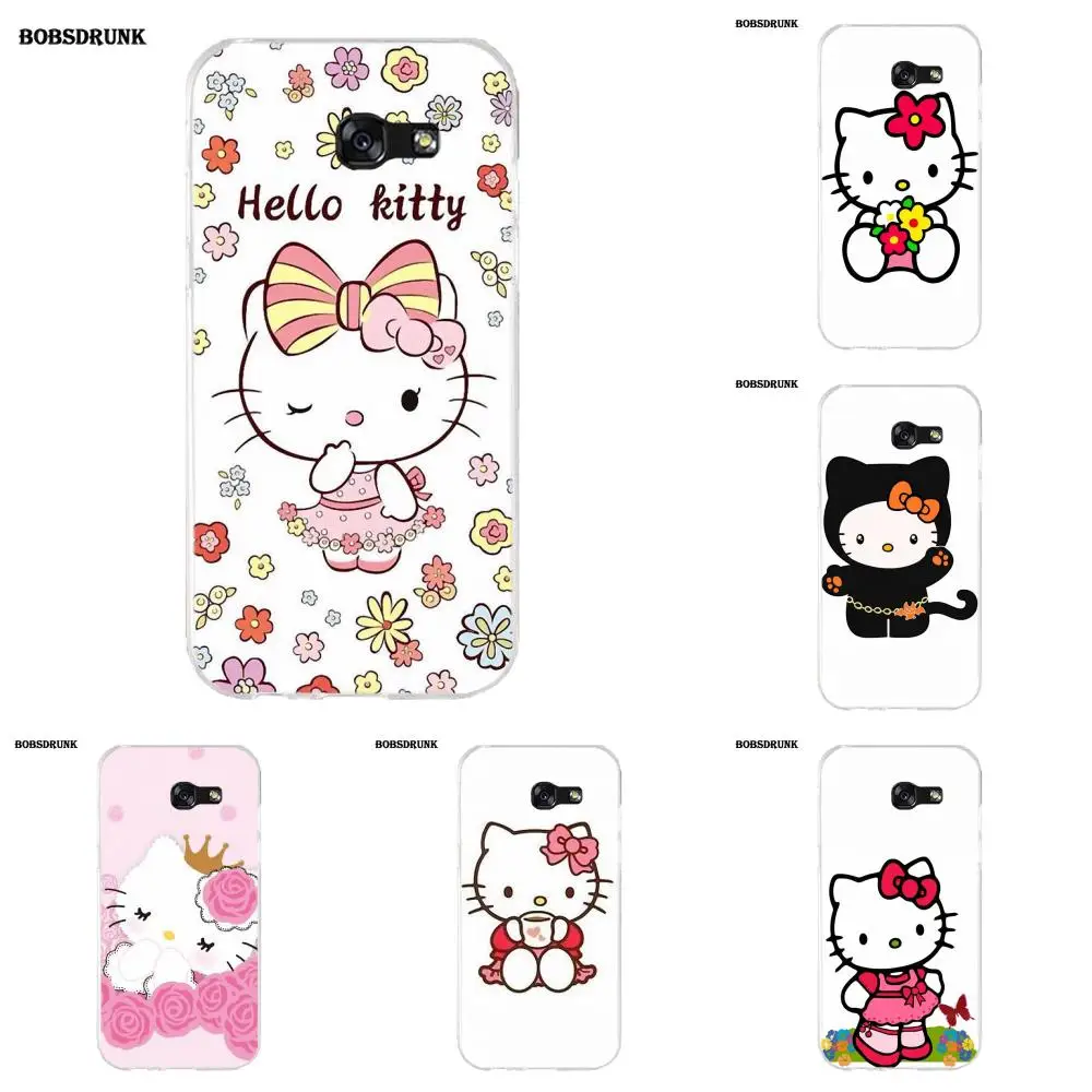 

EJGROUP Love Cute Hello Kitty TPU Mobile Pouch For Samsung Galaxy A3 A5 A7 J1 J2 J3 J5 J7 2015 2016 2017