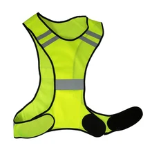 Lightweight Breathable Mesh Reflective Cycling Vest High Visibility Safety Reflective Bicycle Vest for Running Cycling Jogging