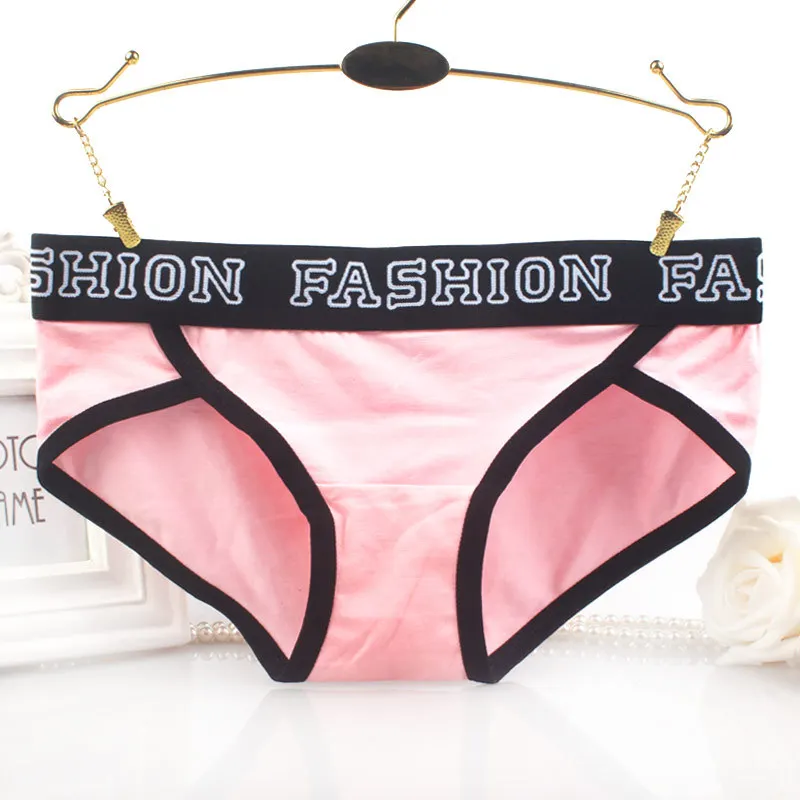 2018 New Brand Fashion Sexy Briefs Women's 100% Cotton Breathable Panties Underwear Women (11)