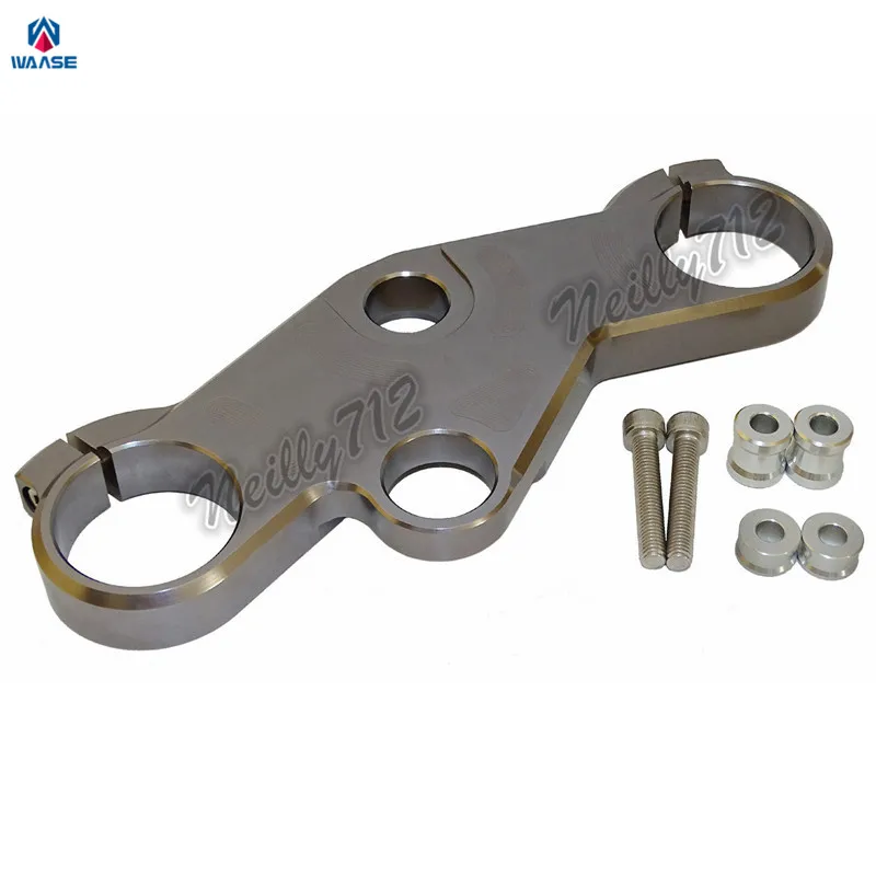 Triple Tree Top Clamp for SUZUKI K1 Gray A