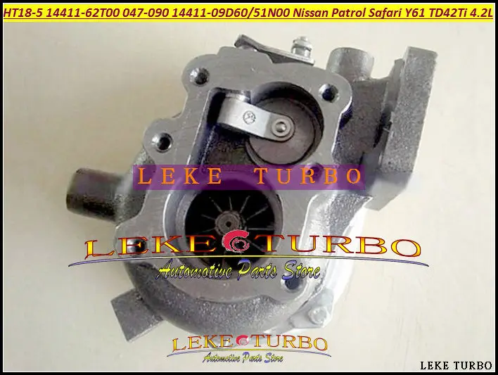 TURBO HT18 HT18-5 14411-62T00 14411 62T00 047-090 14411-09D60 14411-51N00 Turbine for NISSAN Patrol Safari Y61 TD42T TD42Ti 4.2L- (4)