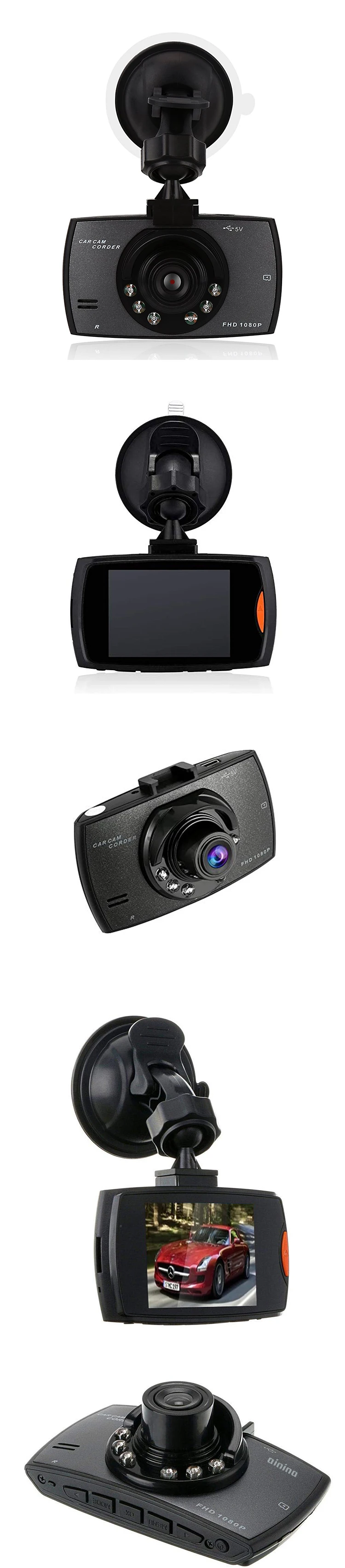 Ainina 2,4 дюймов 1080P Dashcam Автомобильный регистратор для вождения автомобиля камера DVR с датчиком движения Ночное Видение G