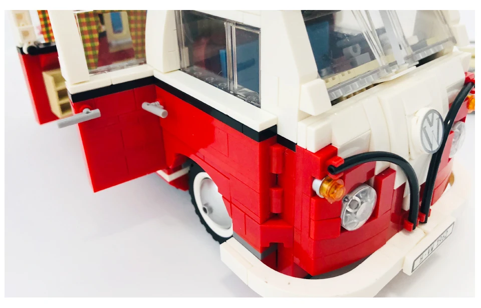 Technic Bricks T1 Camper Van модель автомобиля набор город строительные блоки Друзья кирпич Дети Развивающие детские игрушки для детей Подарки