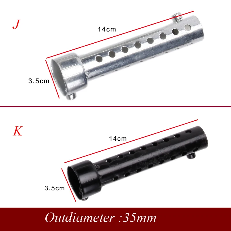 Внешний диаметр 35 мм 42 мм 45 мм 48 мм 60 мм универсальный глушитель Регулируемый глушитель дБ убийца для мотогонок