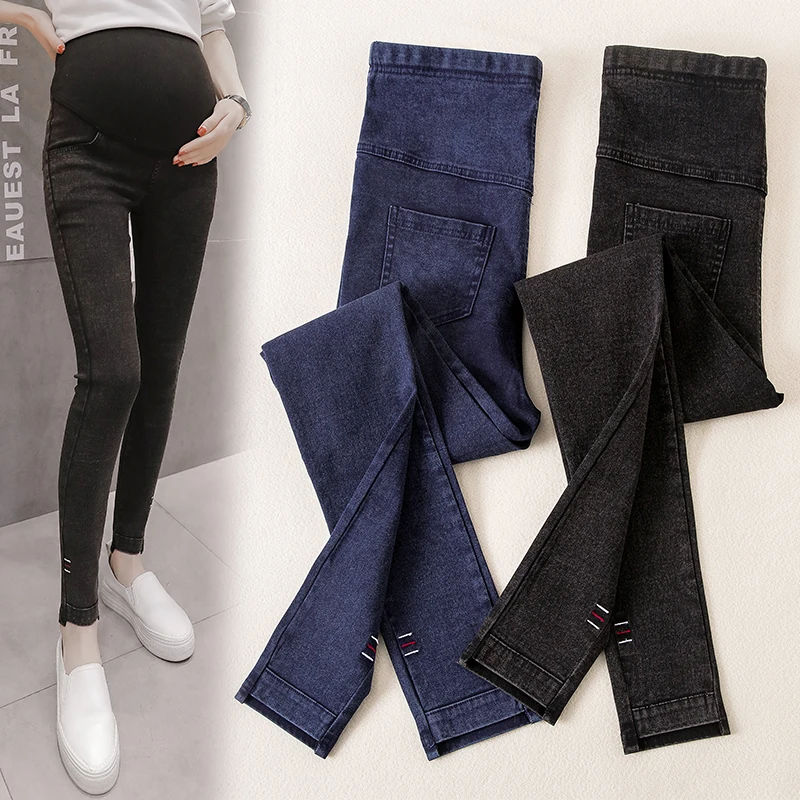 Maternity Jeans For Pregnant Women Autumn denim long Pants Maternity casual Clothes For Pregnancy High elastic pencil pants Maternity Jeans For Pregnant Women Autumn denim long Pants Maternity casual Clothes For Pregnancy High elastic pencil pants