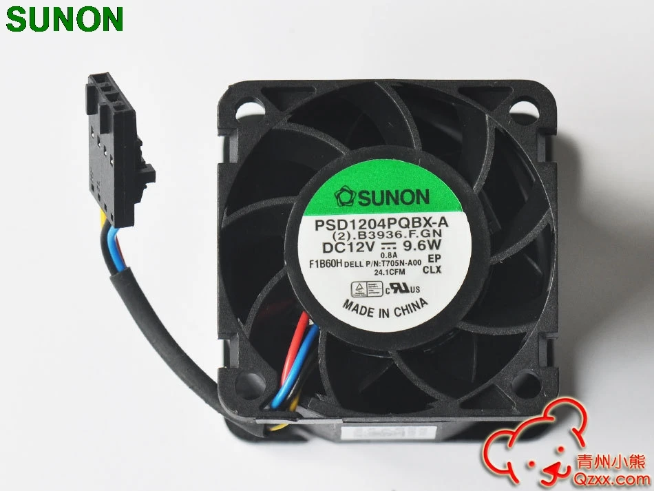 1pcs For Sunon PSD1204PQBX-A Dell R210 server fans 0T705N 0N229R 40 * 28 inverter axial cooling fan | Компьютеры и офис