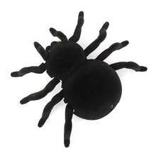 Remote Control 4CH Soft Scary Plush Creepy Spider Infrared RC Tarantula Kid Gift Toy Wall ceiling