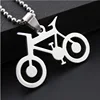 Nuevo geom trico Acero inoxidable viaje de monta a bicicleta collar hueco redondo bicicleta colgante collar