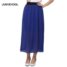 Длинная шифоновая юбка, пляжные, вечерние, элегантная, сексуальная одежда для женщин, повседневная, Клубная, винтажная, для женщин, свободный размер, высокая талия, 20 цветов, юбки