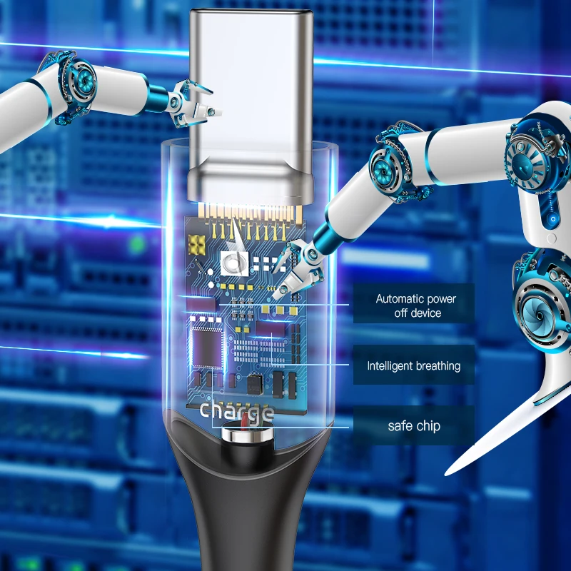 Jual BASEUS Cerdas Power Off QC 3.0 Usb Kabel untuk Samsung S9 18 W Cepat Indikator Pengisian Kabel Usb Typc  C Charge Cord untuk Mi 8