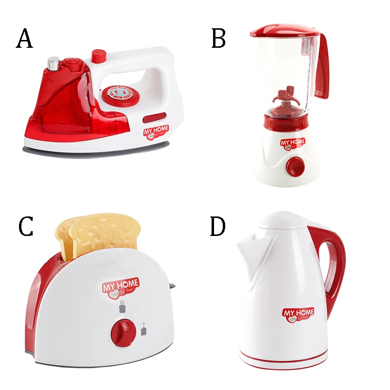 

Mini Kitchen Pretend Play Toy Simulation Household Appliances For Children Mixer Kids Educational Toys Kitchenware Tableware