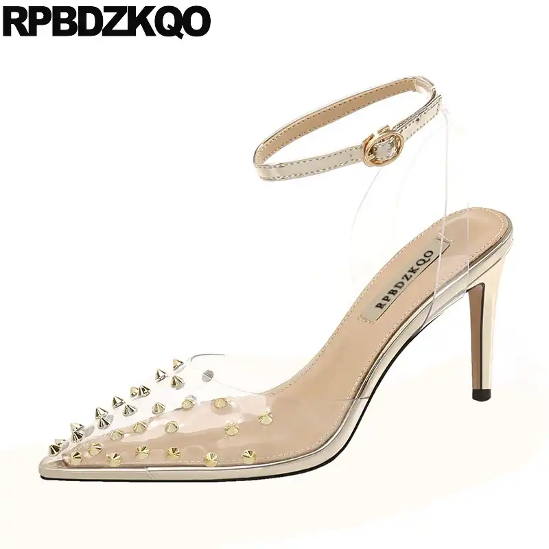 clear wedding shoes