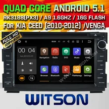 WITSON Android 5 1 CAR DVD GPS for KIA CEED VENGA car stereo Android car dvd
