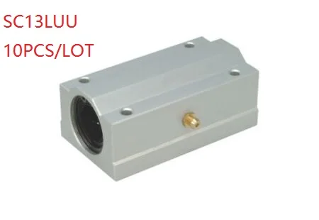 

10pcs/lot SC13LUU SCS13LUU long type linear case unit linear ball bearing sliding block for 13mm linear shaft CNC router