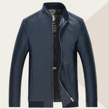 Новая мужская кожаная куртка для отдыха, Высококачественная Мужская куртка шуба из искусственной кожи, M-4XL