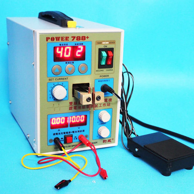 

High Quality 788+ Dual Pulse Battery Spot Welder Welding Machine Power Tool Charger 220V