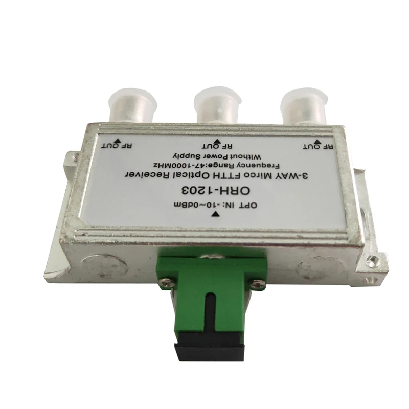 3 пути пассивный оптоволоконный приемник конвертер ORH-1203 CATV FTTH оптический приемник 47-1000 МГц