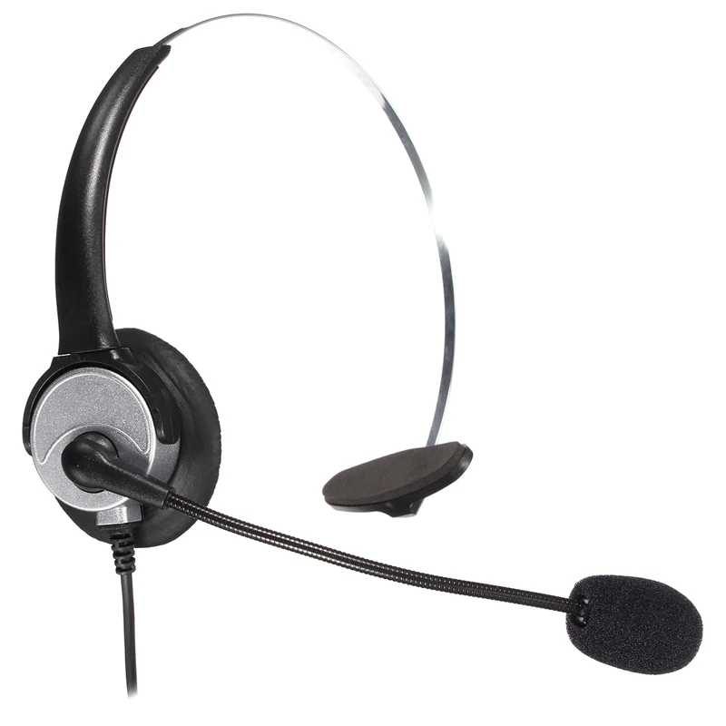 

ELEGIANT RJ11 Elephone Headset Connector Noise Cancelling Microphone Office Telephone Headset Headphones With Adapter