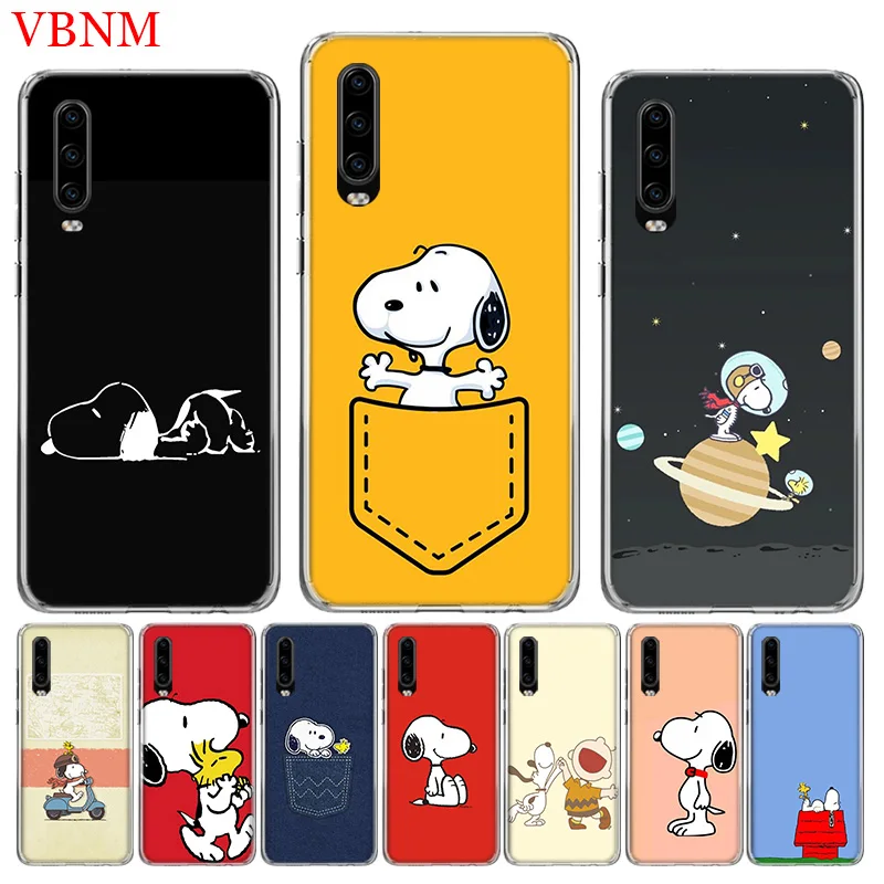 

Snoopys And Woodstocks Popular Art Phone Case for Huawei P20 P30 Lite Pro P8 P9 P10 P Smart Nova 4 Gift Pattern Customized Cover