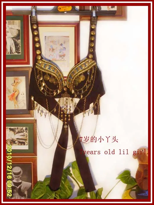

Tribal belly dance bra B51