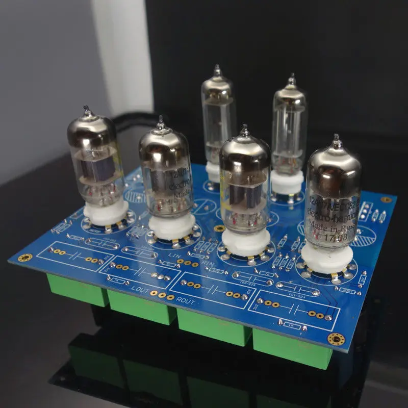 Трубчатый предусилитель GZLOZONE DIY Hifi 12AU7 + 12AX7/стереотрубка|Усилители мощности| |
